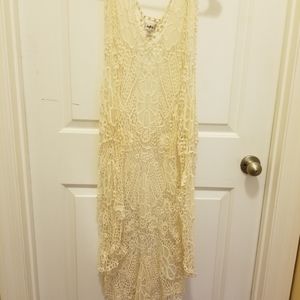 Daytrip Crocheted long vest